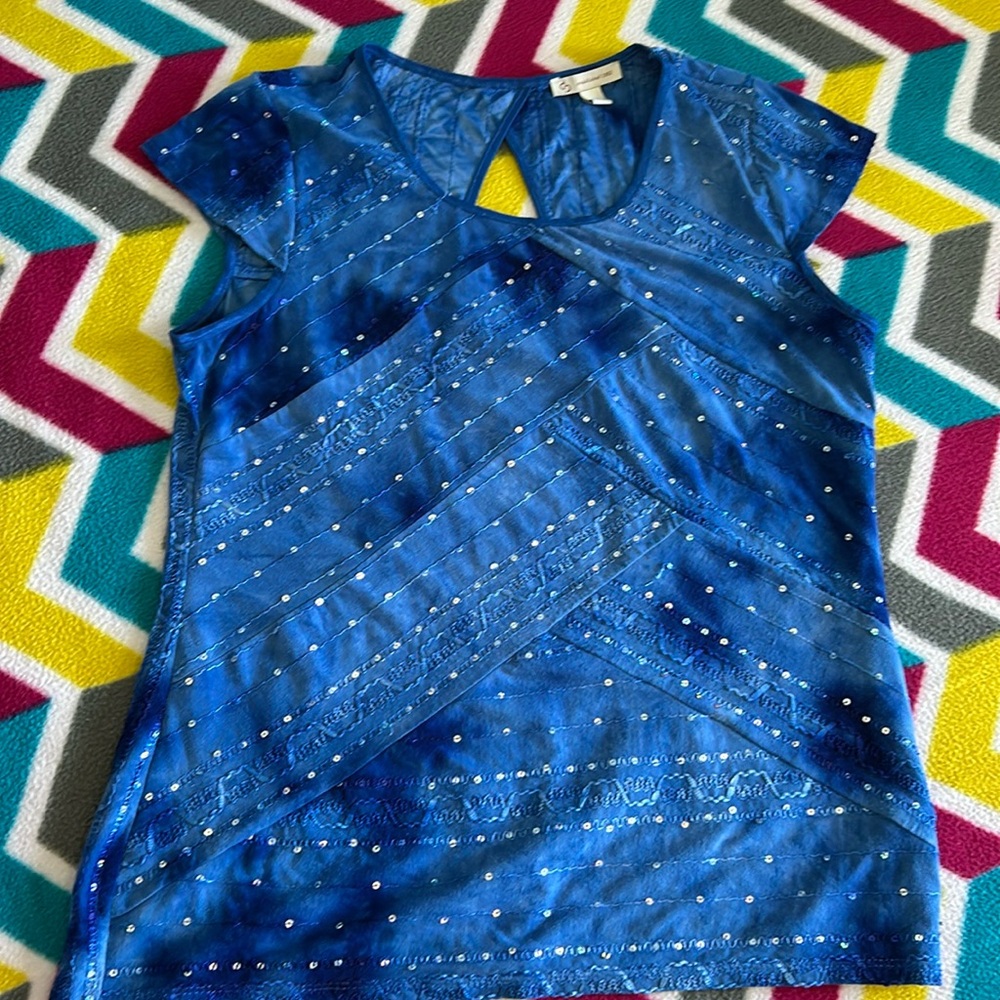 Blue Shimmer Shirt